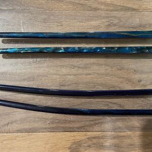 Excellent Condition Set of 2, 2-Piece Hair Sticks